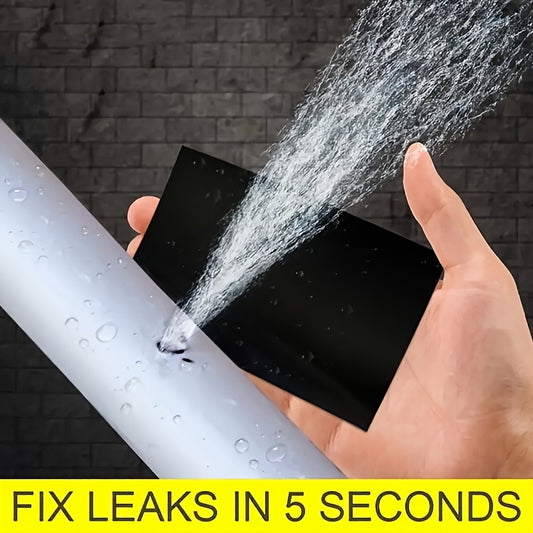 Durable waterproof tape, 5.08cm x 149.86cm, instantly stops leaks for pipe repair. Weatherproof with long-lasting adhesive, perfect for home use.