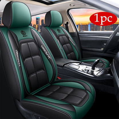 Luxury all-season car seat cushion made of ultra-soft breathable leather.