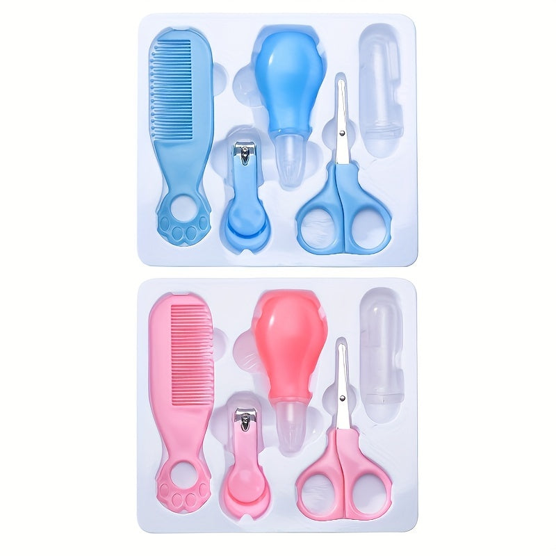 Set of 5 Youngsters Care Essentials for Ages 0-3 - Includes Mild Nail Clippers, Comb, and Scissors - Made from Safe PP Material