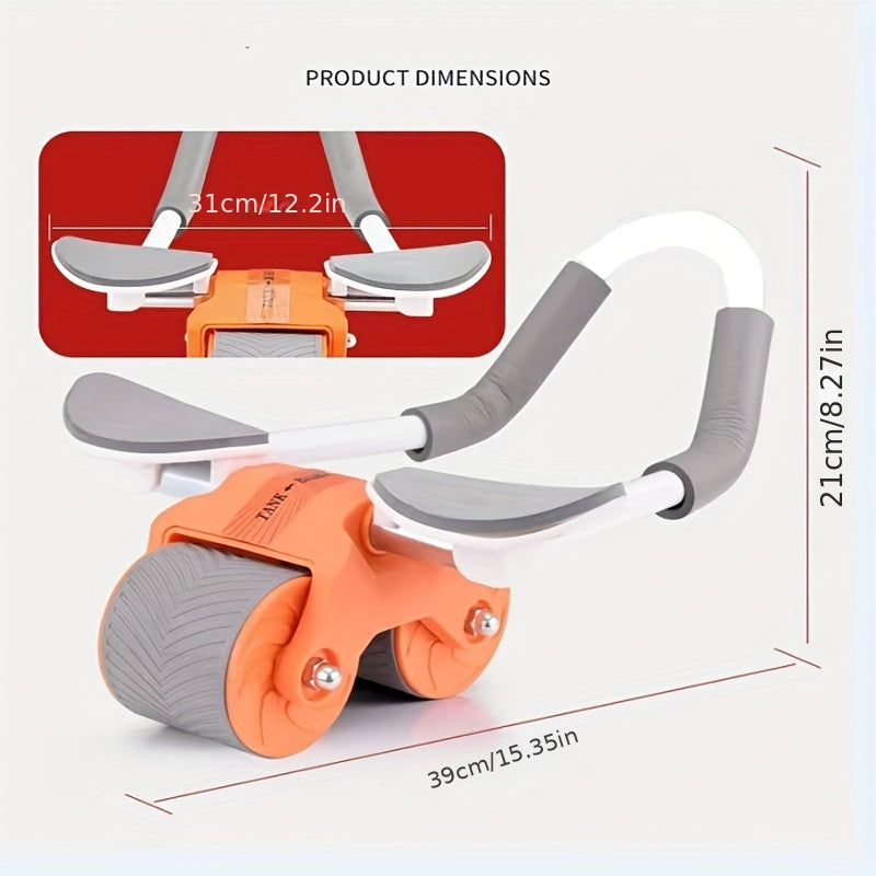 1pc ProFlex ABS Roller with stable gravity center, non-slip handles, and phone holder, ideal for home fitness. Suitable for all ages, made of PP material. Perfect for Ramadan & Thanksgiving