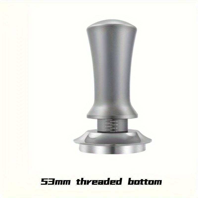 This high-quality Stainless Steel Espresso Tamper is designed for precision, with adjustable depth and a calibration spring to ensure the perfect tamping every time. Ideal for both professional baristas and home use.