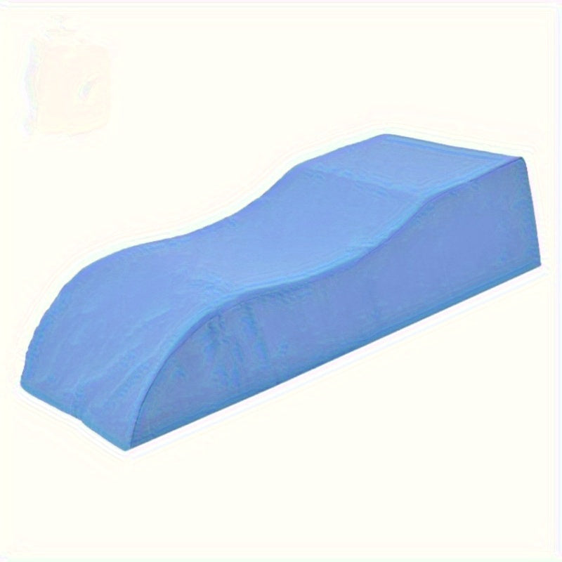 1pc Ergonomic Leg Elevation Support Pillow featuring High Density Foam Bed Leg Raiser with Polyester Fiber Cover. Perfect for Post-Surgery Recovery and providing Back & Joint Comfort. This Adjustable Knee & Foot Rest Pillow is suitable for Adults Over 18