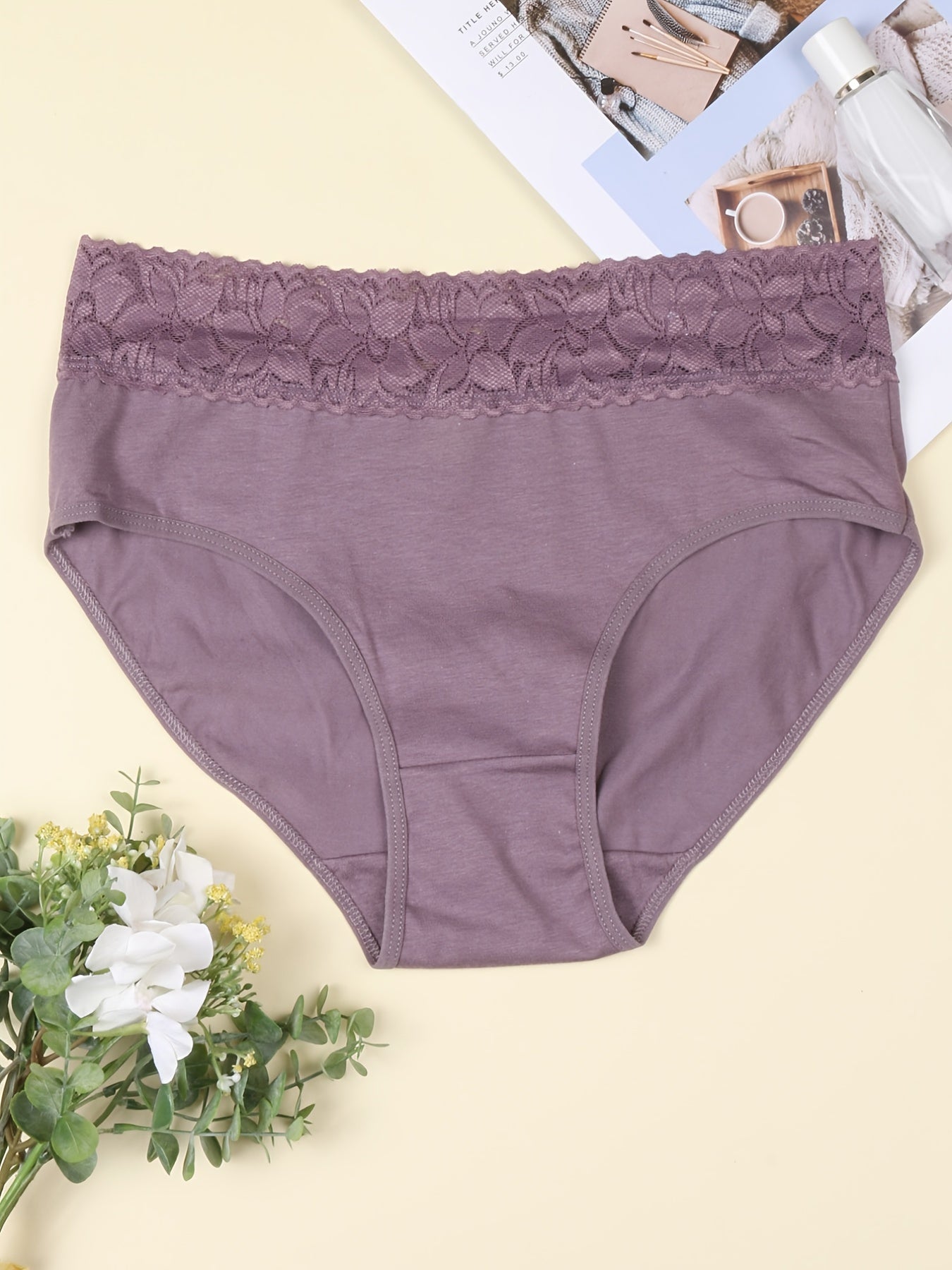 Pack of 6 Women's Lace Bikini Hipster Panties