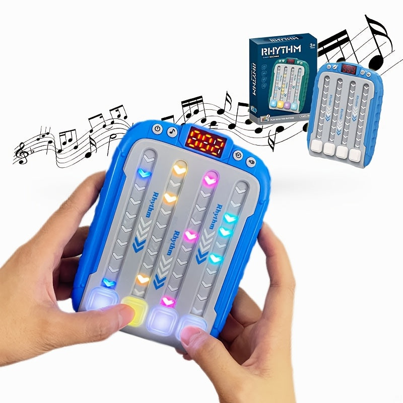 1 Music Rhythm Challenge Game Toy in Blue Plastic Bath Accessory Set with 7 AAA Battery Operation (Batteries Not Included)