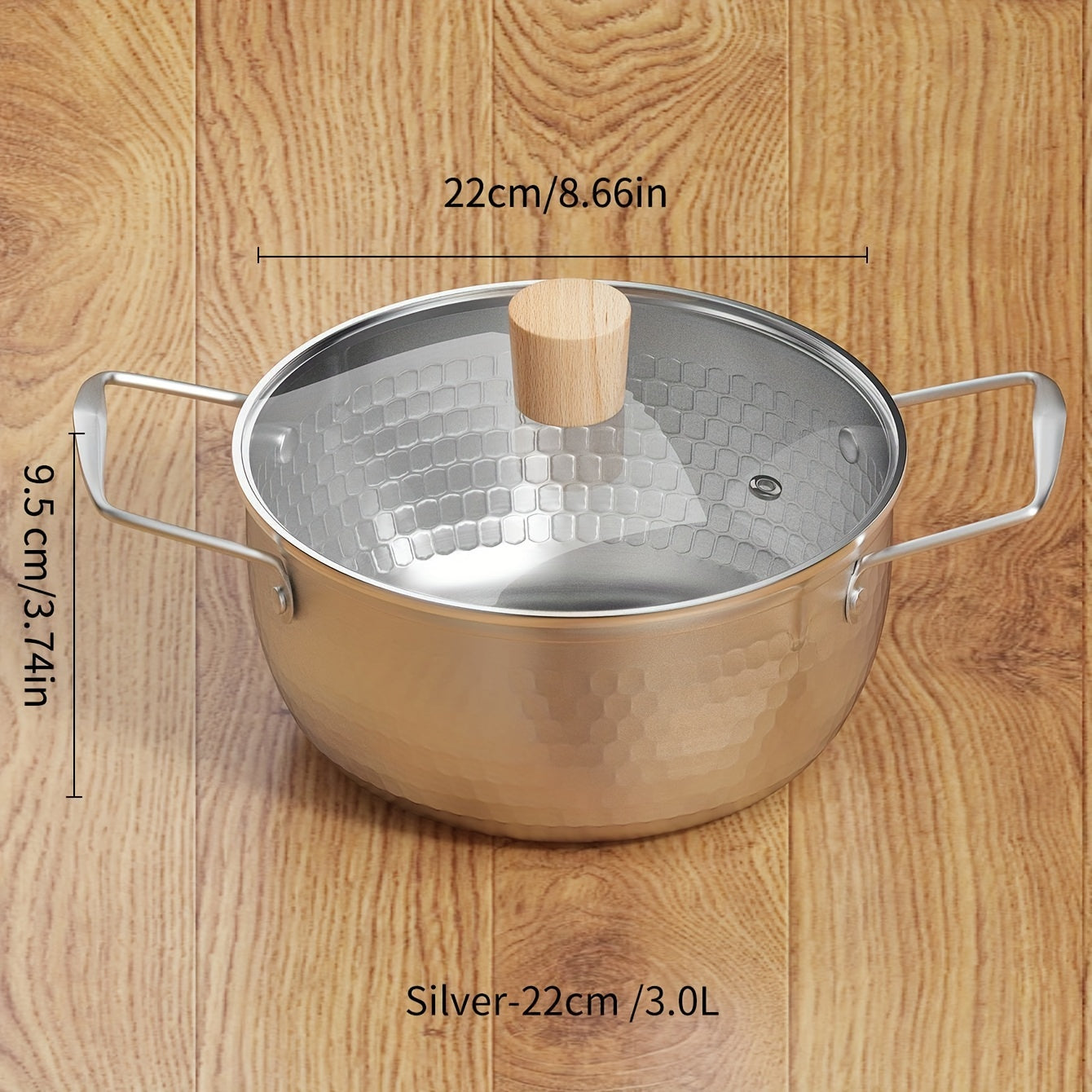 Single person small soup pot, perfect for dorm rooms or camping. Specifically designed for individuals for use both indoors and outdoors.