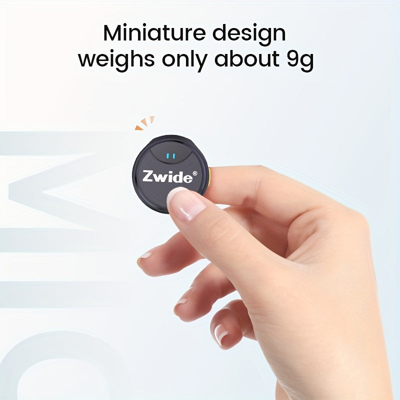 Zwide M7 Magnetic Wireless Clip-On Microphone for Live Streaming, Outdoor Interviews, and Camera.