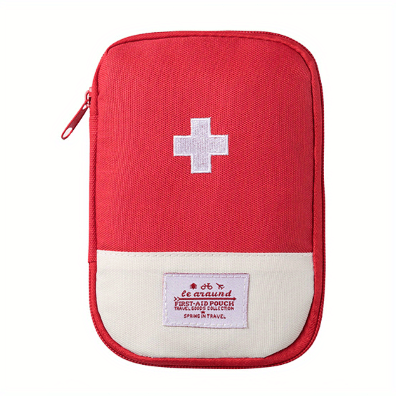 Convenient Portable Medicine Storage Bag for Travel, Camping, and Home Use - Zippered Medical Pouch for Easy Access