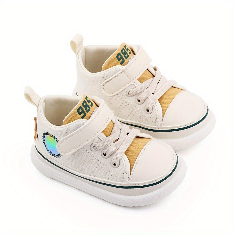 Children's Casual Cartoon Low Top Canvas Sneakers, Comfortable and Non-Slip