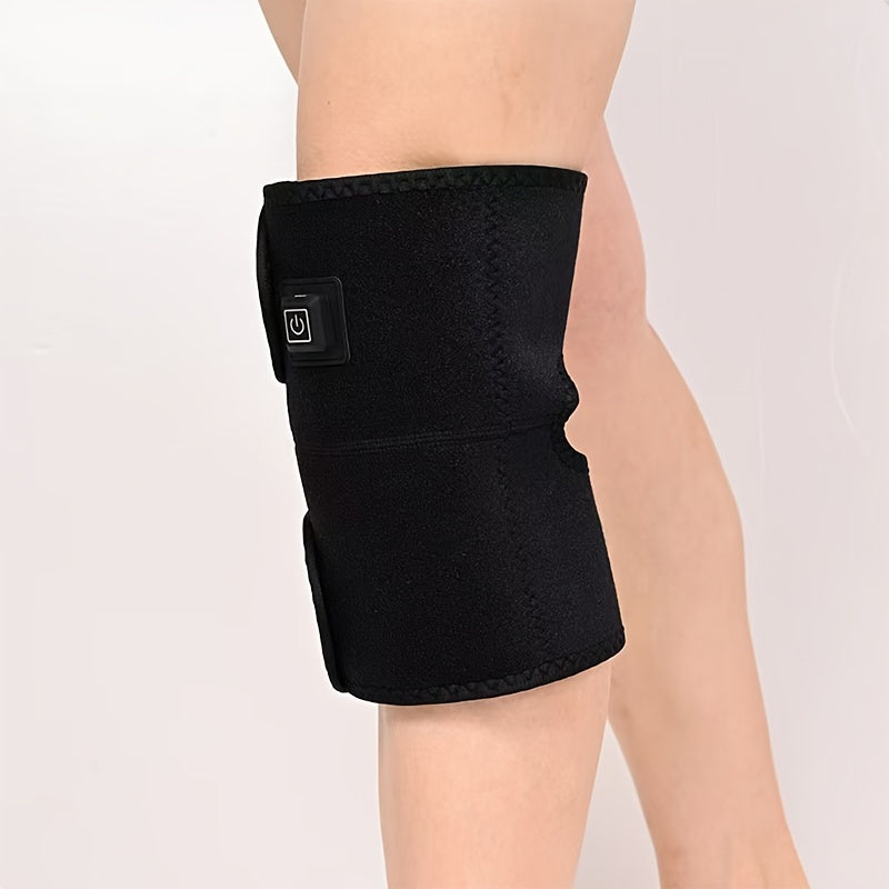 Electric Knee Protection with Vibration Massage, Joint Warmth, and Hot Compress for Men and Women - Unisex, USB Powered, No Battery or Accessories Included