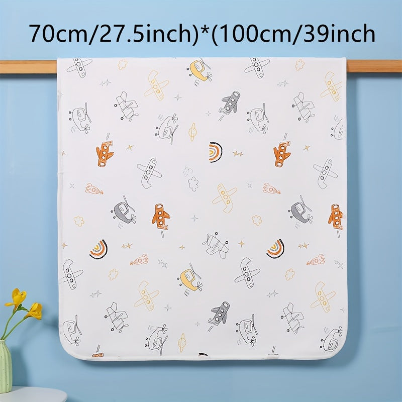 Waterproof Diaper Changing Pad with Cartoon Pattern, Washable Potty Training Mat. Reusable Mattress ideal for Christmas, Halloween, Thanksgiving, New Year's, and Valentine's Day gifts.