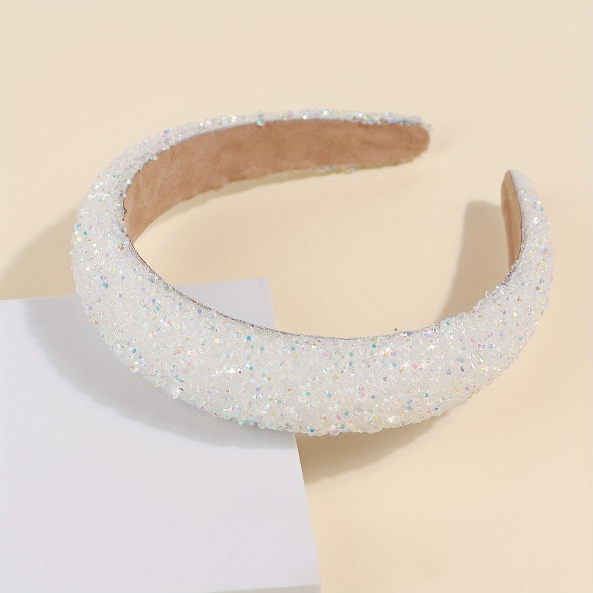 Baroque style rhinestone headband for women, colorful and elegant, perfect for everyday wear.