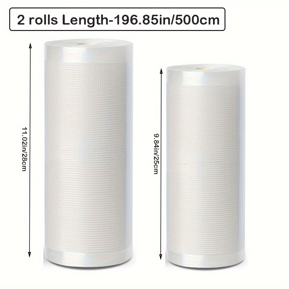 Durable 1pc Vacuum Sealer Rolls and Bags for Food Grade Fresh-Keeping, Thicken Wrapping Bags for Vacuum Sealers - Ideal Kitchen Supplies for Food Saving