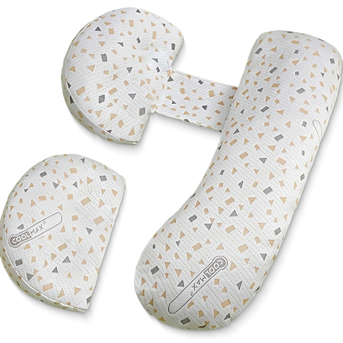 Pregnancy Pillow with Waist Support for Side Sleeping and Abdominal Support, U-Shaped Pillow for Side Sleeping and Waist Support.