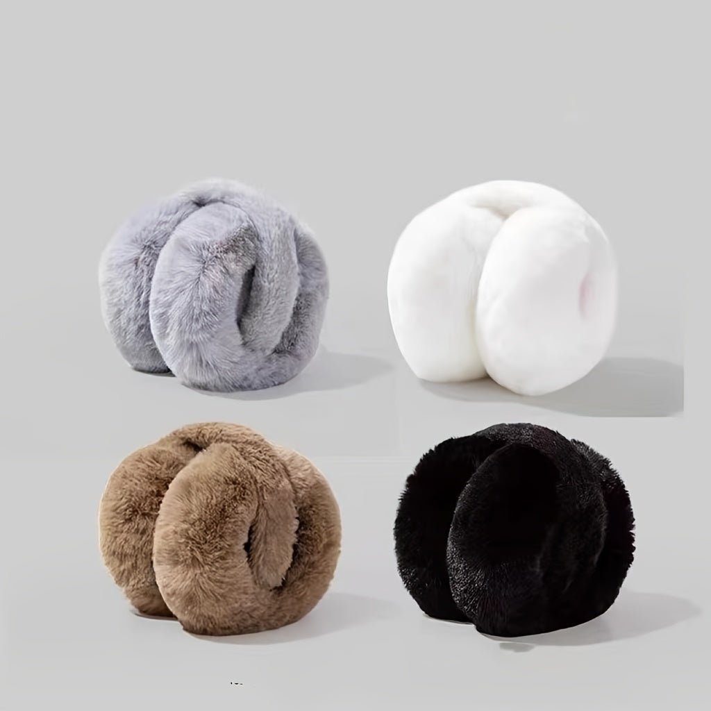 Stay warm and stylish this winter with our foldable plush earmuffs for women. Designed for cold weather with anti-freeze protection, these earmuffs are comfortable and cozy, making them the perfect accessory for staying warm in the chilly months.