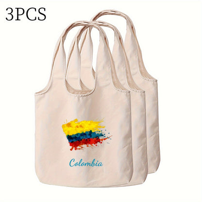 Stylish and simple hand-carry canvas bag featuring personalized double-sided printing, perfect for showcasing your unique style.