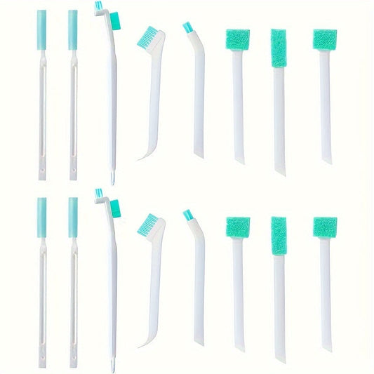 Household Gap Cleaning Brush Set - Includes 8pcs of Detail Tiny Scrub Cleaner Brushes for Small Spaces, Corners, and Crevices. Great for Window Grooves, Tracks, Humidifiers, Cars, Bottles, Keyboards, and Other Household Appliances. A must-have cleaning