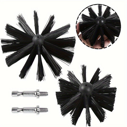 Get your hands on our chimney washing brushes and fireplace cleaning supplies, featuring brush heads in sizes 15.24cm and 10.16cm with a 5/16 screw thread. This dryer vent cleaner kit attachment will keep your fireplace spotless.