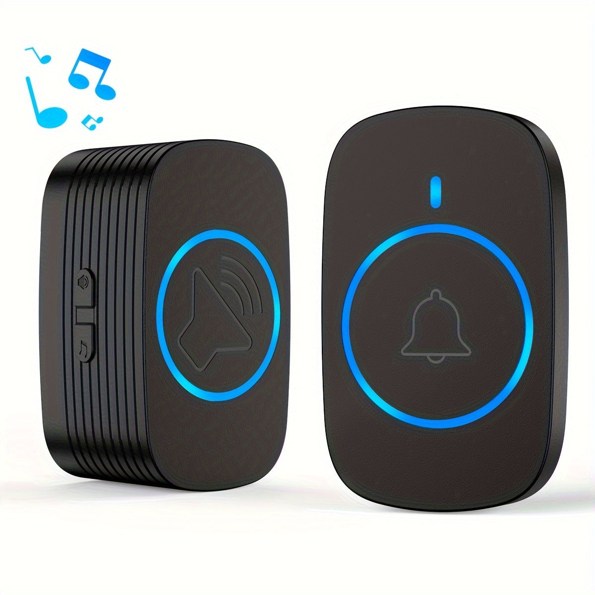 1 Set of Wireless Doorbell with 38 ringtones, suitable for various settings.