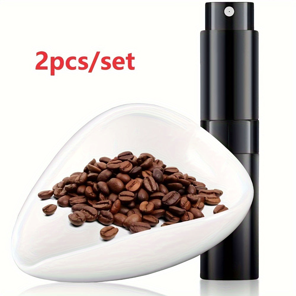 Essential Set for Coffee Lovers: Includes Ceramic Dosing Cup, Spray Bottle, and Stirring Spoon - Choose from Black or White, Available in 1pc, 2pcs, 3pcs, or 4pcs