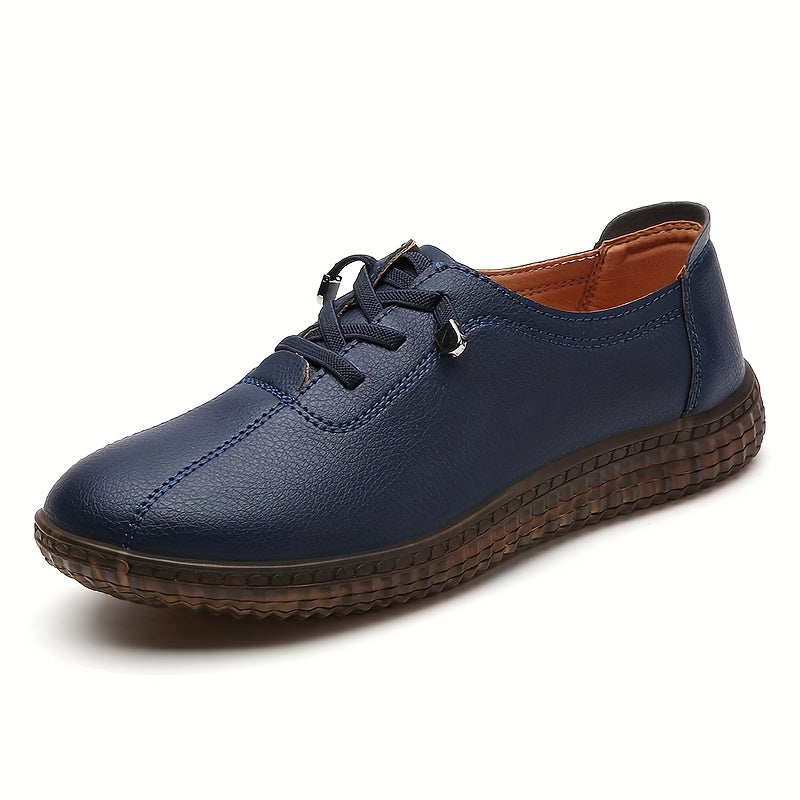 Women's Fashion & Casual Flat Lace-up Oxfords with Durable Sole for Daily Wear