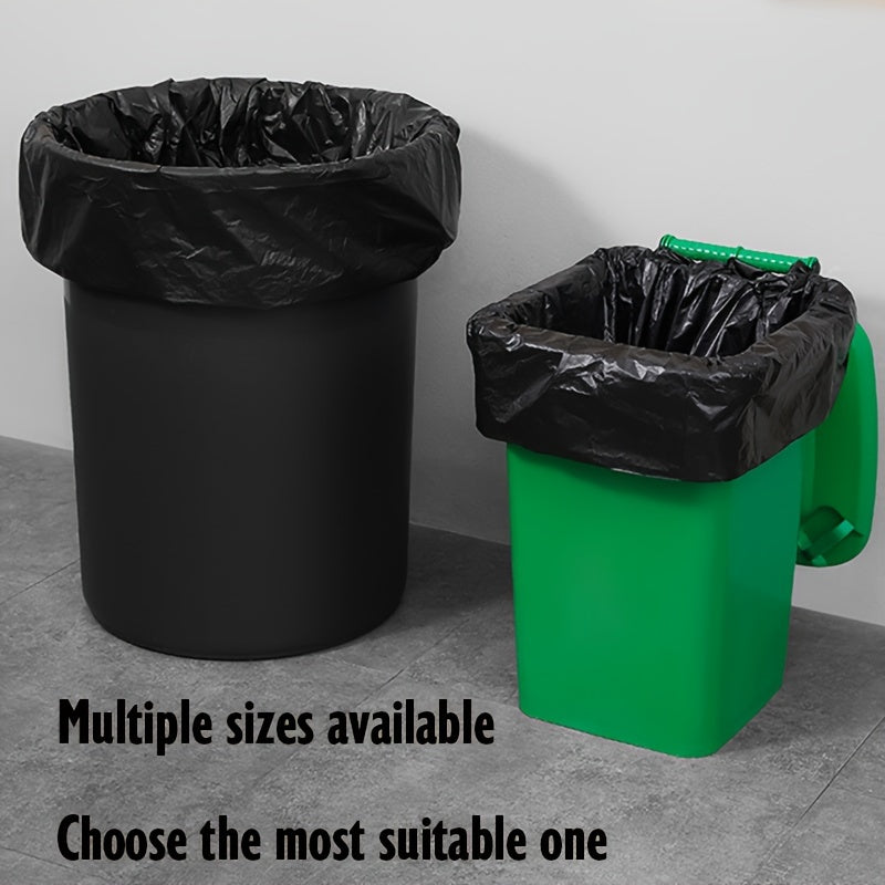 "50 pieces of 7-gallon and 30-gallon disposable garbage bags. These thickened bags are ideal for outdoor, industrial, hotel, courtyard, and other disposal needs.