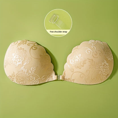 Stylish Strapless Push-Up Bra for Women - Seamless, Invisible Support