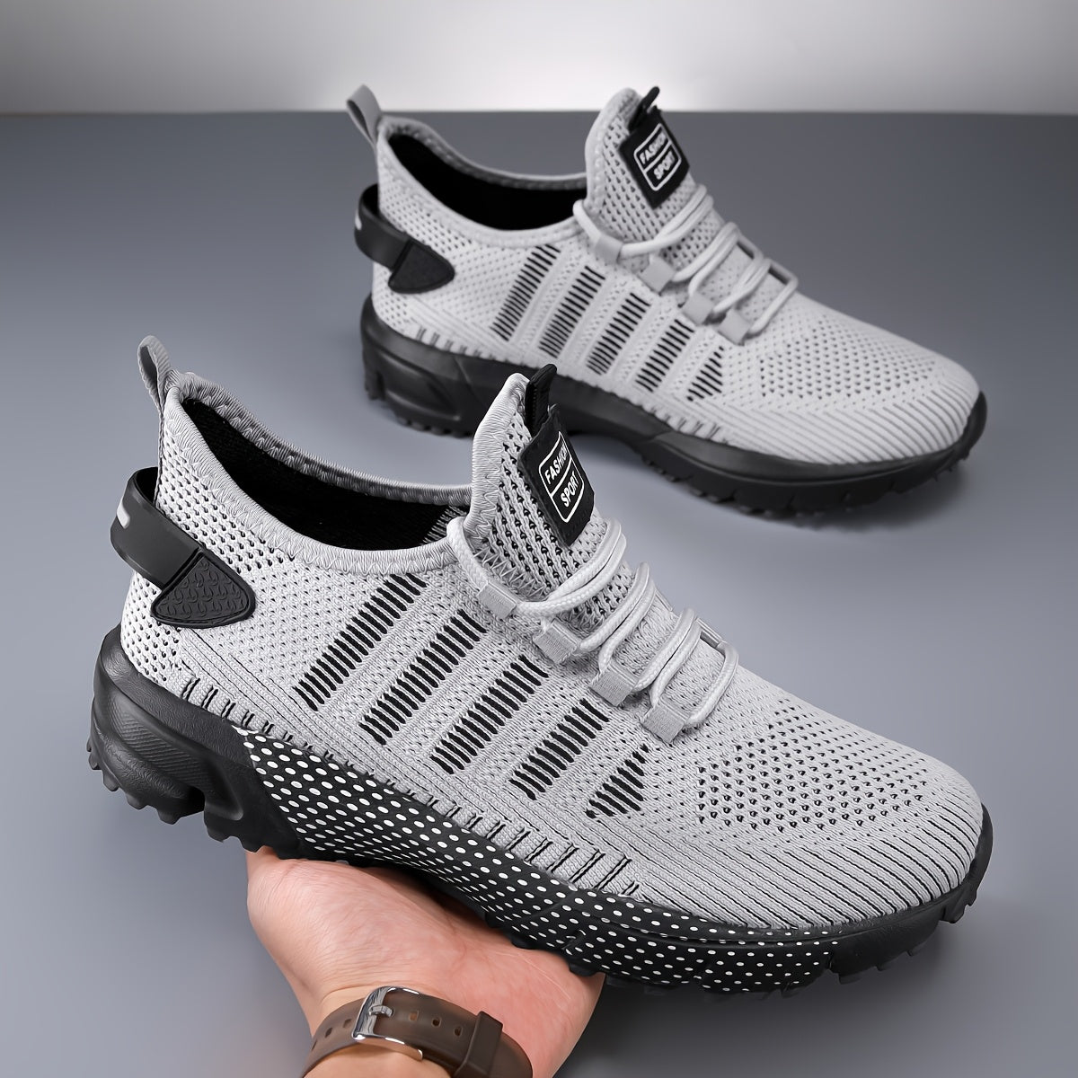 Breathable non-slip sneakers for men - perfect for spring/summer activities and workouts.