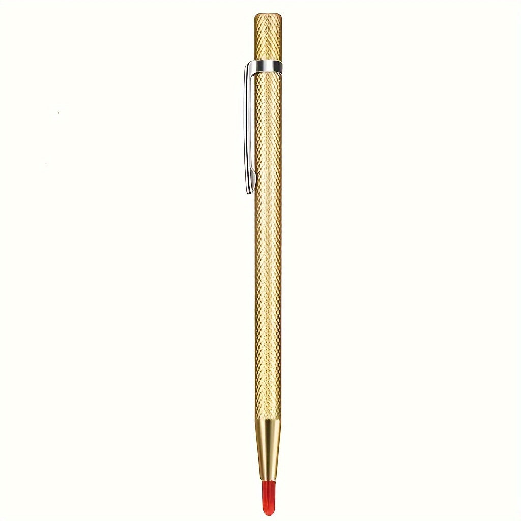 2 Diamond Pen Point Carbide Scriber Pens for Precision Cutting in Metalworking, Woodworking, Glass, Tile, Metal, and Wood.