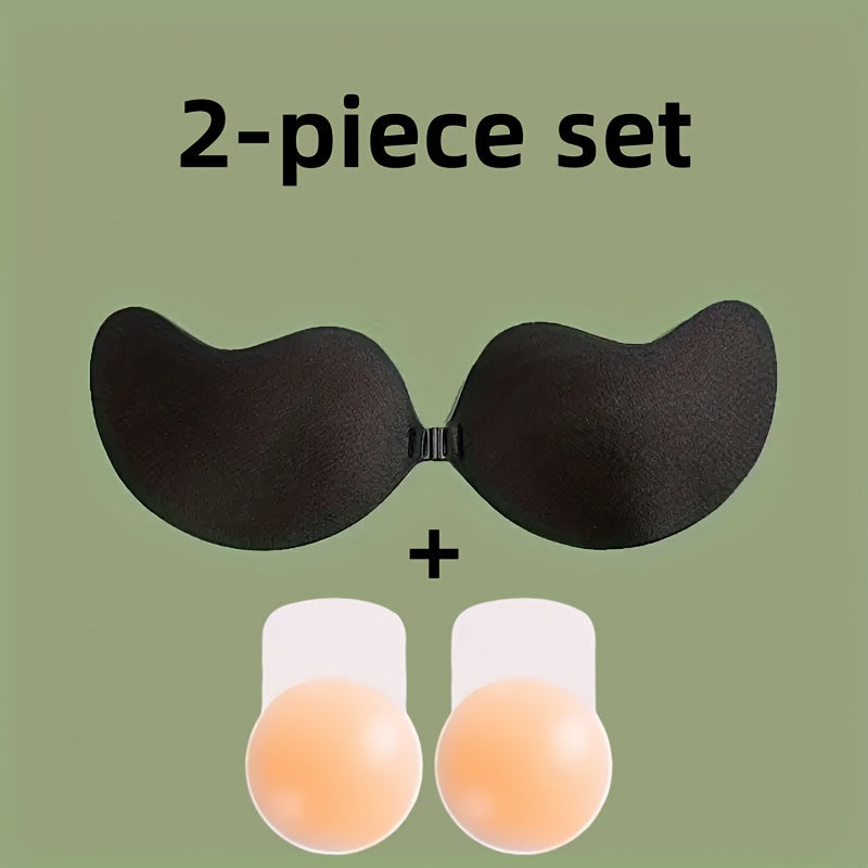 Silicone nipple covers for lift and hold, self-adhesive and invisible, perfect for lingerie and underwear.