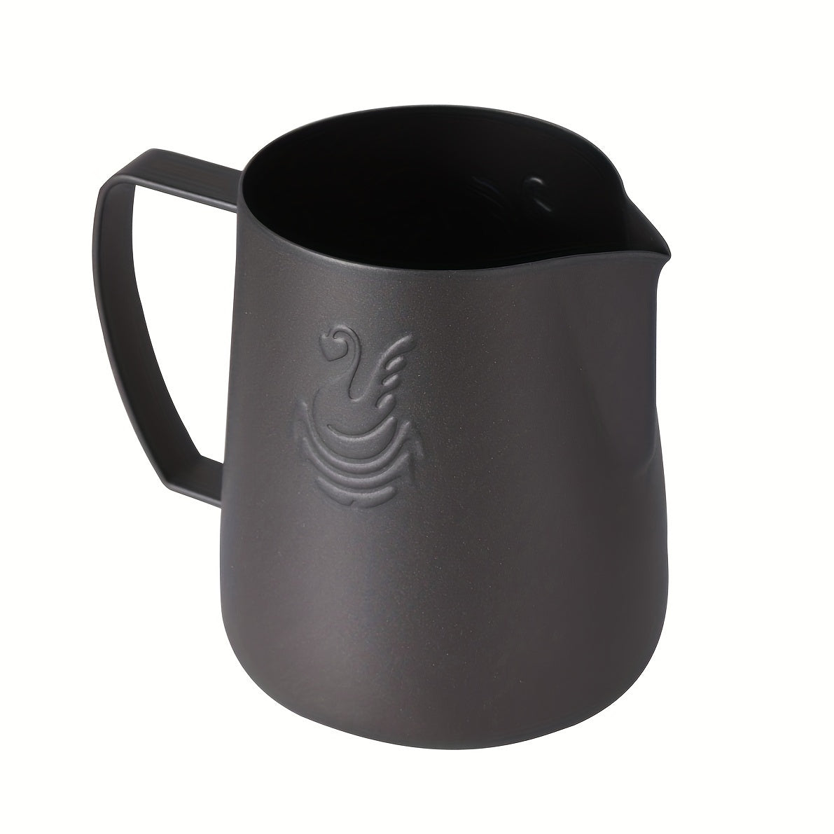 400ml Stainless Steel Milk Frothing Pitcher - Includes Espresso Swan Latte Art Pen with Teflon Coating. Perfect Milk Frothing Cup for Coffee and Barista Cappuccino. Features Extended Groove for Precise Pouring.