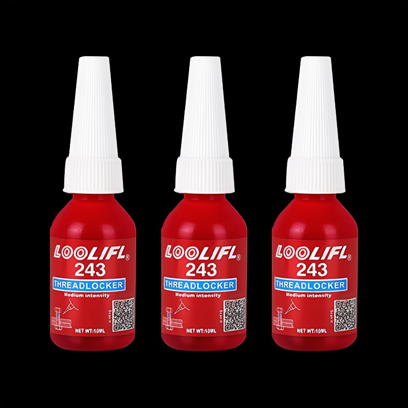 LOCTITE 243 10ml Screw Locking Adhesive, High Strength, High Temperature Resistant, Anti-Vibration, Detachable, for Metal Compatible Materials