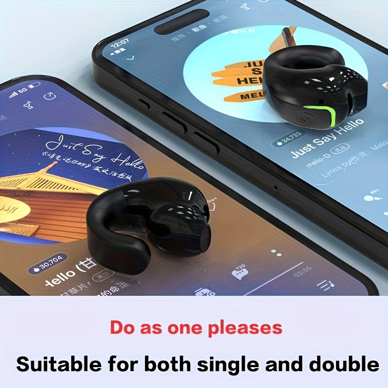 Limited Time Offer on Mini Single-Ear Wireless Headphones: perfect gift for Valentine's Day, Women's Day, Easter, Anniversary, or Birthday. Features 30-hour long battery life and call noise