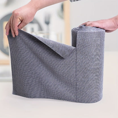 Roll of 20 Microfiber Towels - Reusable, Easy to Tear by Hand, Machine Washable, Ultra-Fine Fiber, Versatile Absorbent Cleaning Cloths for Kitchen, Dishes, Spills, and More. Great for Cleaning, Dusting, and Polishing. Made of High-Quality Knit Fabric.