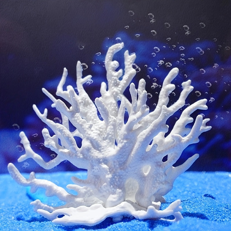 Imitation coral decoration for aquariums and living rooms.