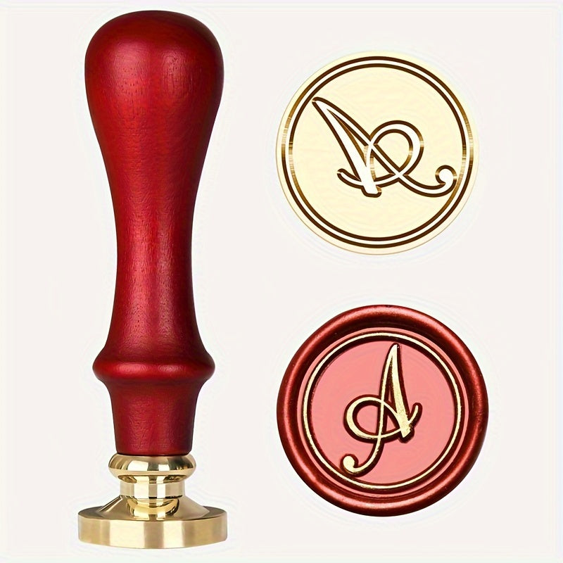 Alphabet A-Z Sealing Wax Stamp Kit for Wedding Invitations and Letter Sealing