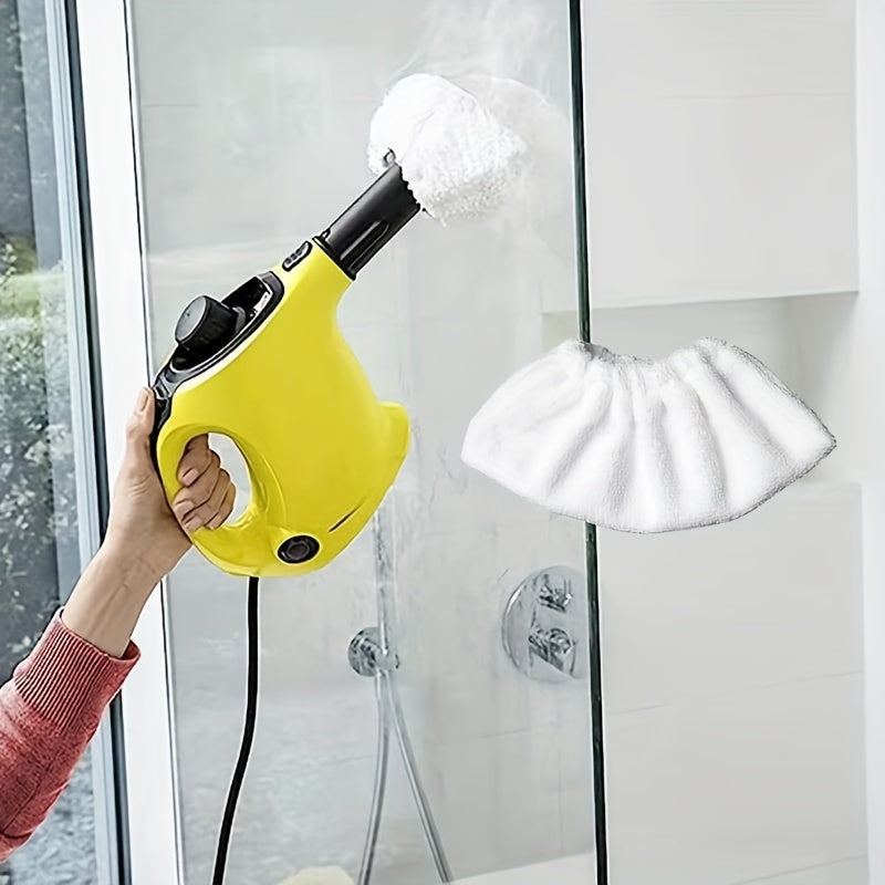 Набор из 5 тканевых чистящих подушек для парового швабры Karcher EasyFix SC2 SC3 SC4 SC5, идеально подходит для замены изношенных аксессуаров на вашем моющем устройстве.