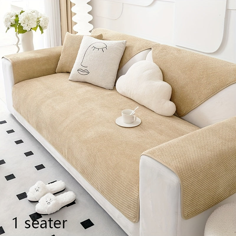 Thick non-slip sofa slipcover for pets, office or home decoration.