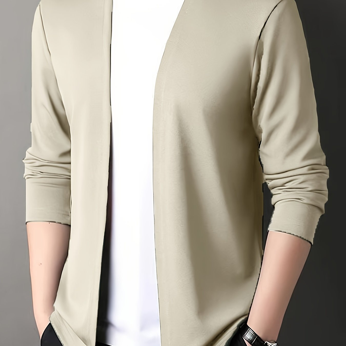 Men's Casual Knitted Cardigan for Outdoor Activities