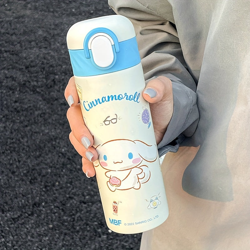 Sanrio Water Cup - The Cute and Portable Insulation Cup with a Straw, 420ML