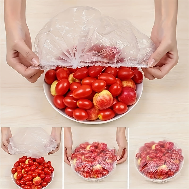 Cover your leftovers with 100/400 disposable elastic food covers to keep them fresh and safe.