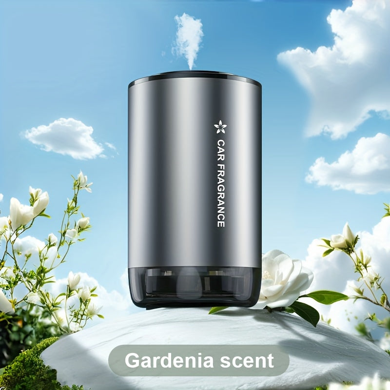 INSKAM Car Smart Aromatherapy Machine: 3 modes, touch sensor, LED ring, rechargeable lithium battery, USB charging, 50ml scent included.