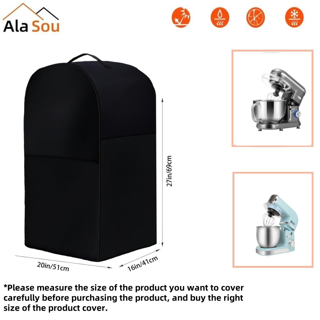 Protect your kitchen appliances with AlaSou Kitchen Appliance Covers. These covers are dust and stain resistant and come with a convenient storage bag. Perfect for stand mixers, food processors, and other appliances, these covers are designed in black