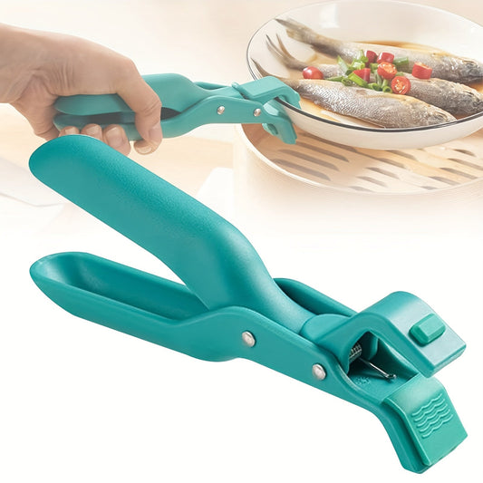 Pair of silicone kitchen tongs - Designed to withstand heat and provide a secure grip for safe cooking and serving - Featuring an ergonomic design for easy handling of dishes and plates