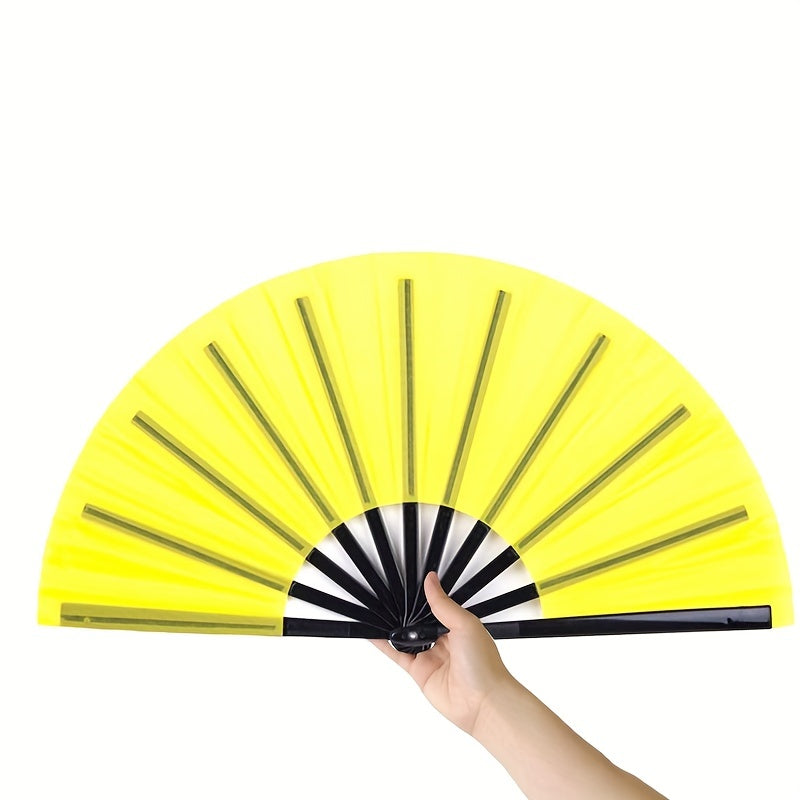 Traditional Chinese style accessories including a 1pc Kung Fu Fan, Tai Chi Ringing Fan, Chinese Dance Folding Fan, and Martial Arts Double-sided Plastic Fan Bone, perfect for adding a classic touch to your look.