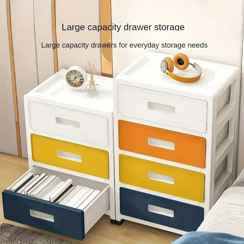 Compact and versatile locker organizer with multiple layers, waterproof and suitable for various uses in bedrooms, offices, and bathrooms.