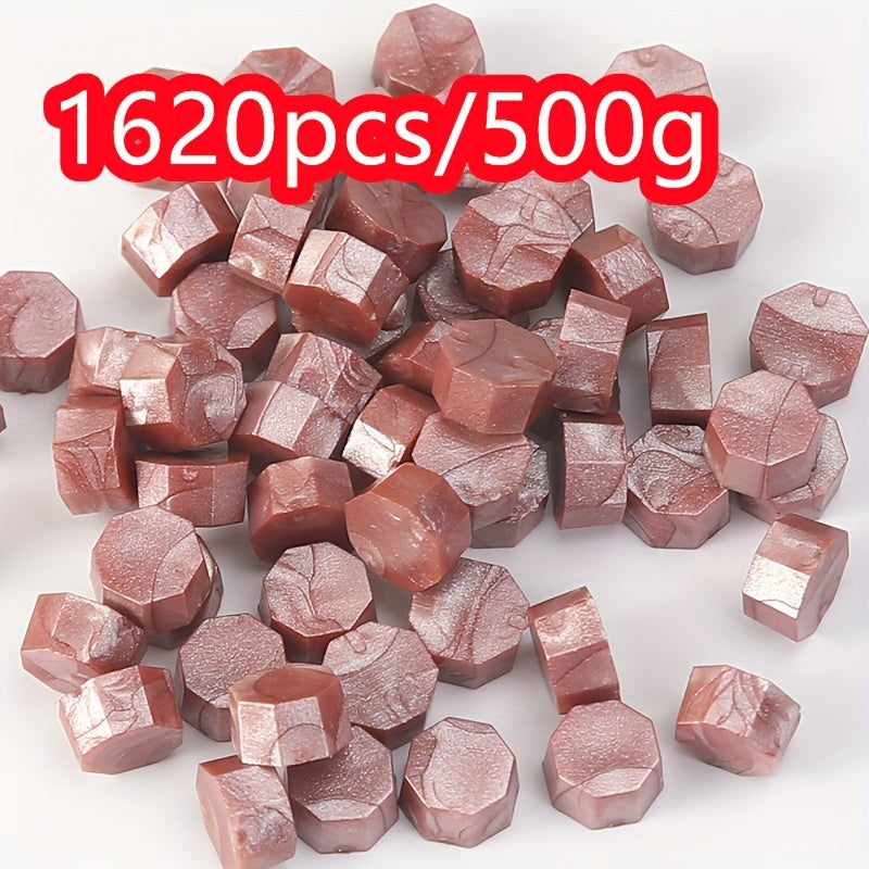 1620pcs/500g Octagonal wax particles for envelope special mud DIY gift box sealing wax retro bulk sealing wax particle