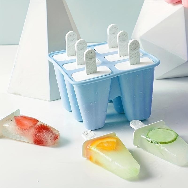 Silicone Popsicle Maker Set with 6/12 Cavities - Free of BPA, Comes with Easy Release Ice Pop Molds, Reusable Sticks, and Cleaning Brush