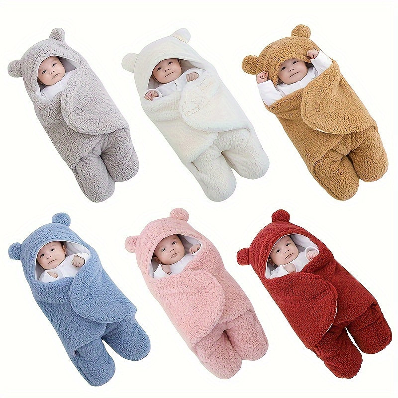 Warm and Cozy Newborn Swaddle Blanket made of Thick Cotton, Perfect for Cuddling and Comfort. Great for Christmas, Halloween, and Thanksgiving! Anti-shock protection for your baby.