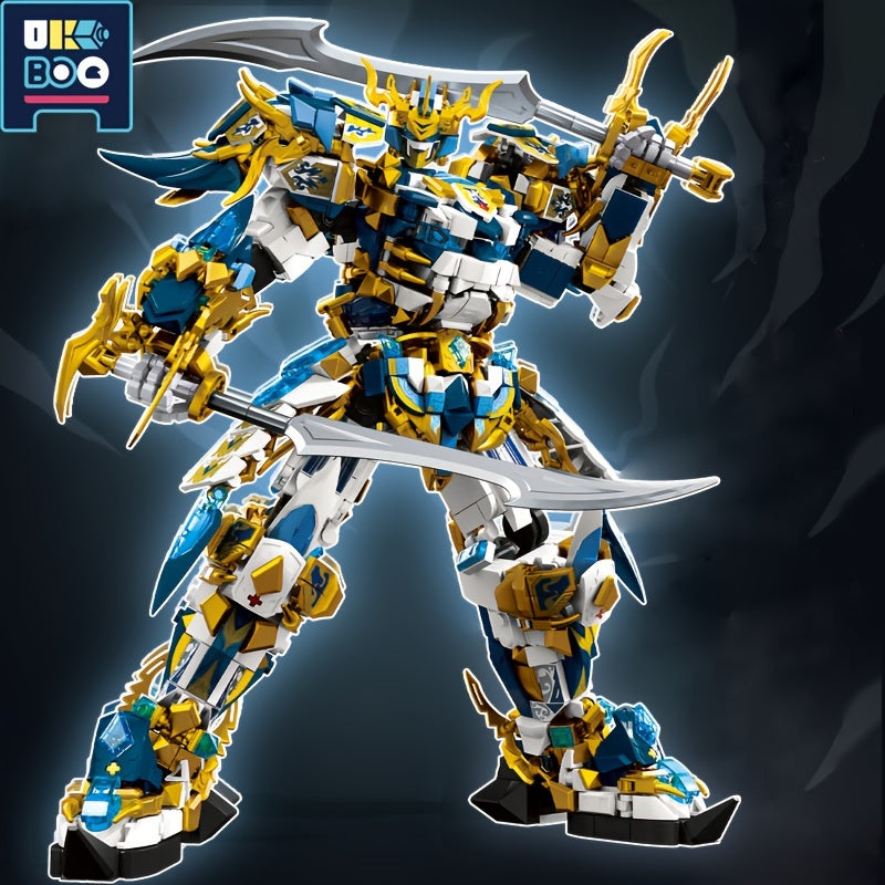 UKBOO 2186PCS Mech Series Armor Robot Building Kit, ABS Construction Set, Movie-Themed Collectible Model.