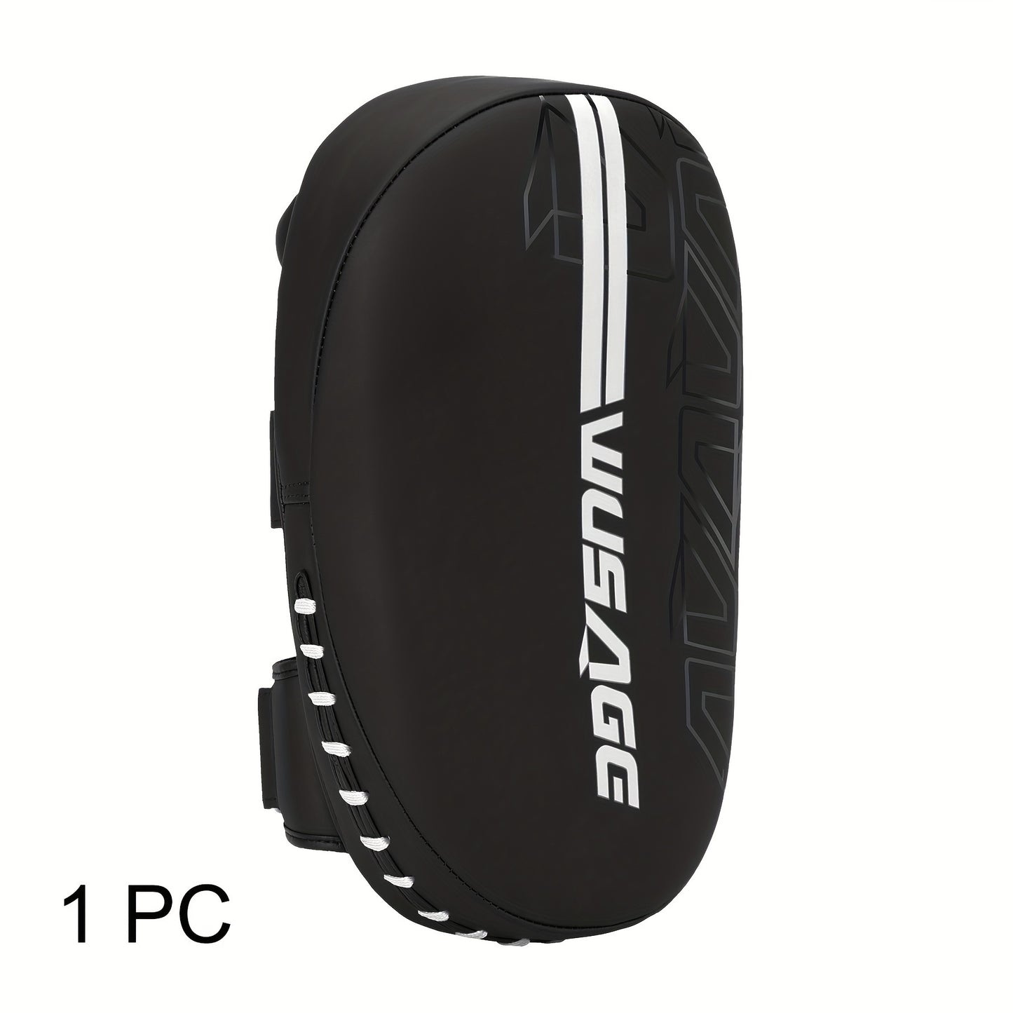 WUSAGE Curved Thai Boxing Pad with Solid Handle - Great for strikes and MMA training.